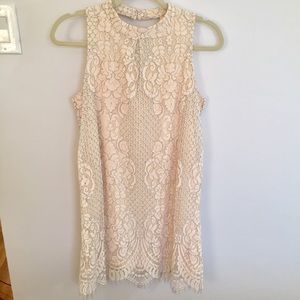 ❗️SOLD Cream lace dress